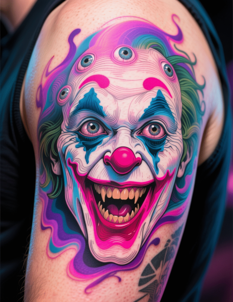 20+ Amazing Clown Tattoo Ideas