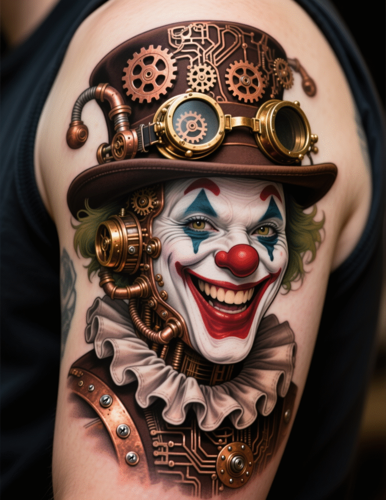 20+ Amazing Clown Tattoo Ideas