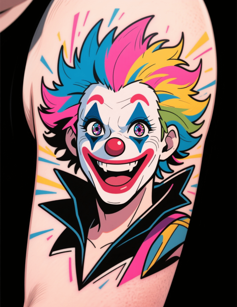 20+ Amazing Clown Tattoo Ideas