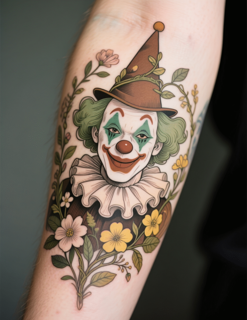 20+ Amazing Clown Tattoo Ideas