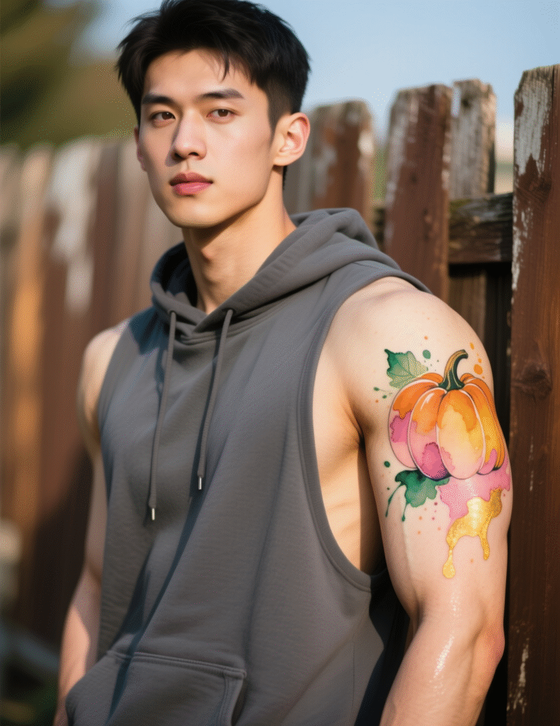 20+ Stunning Pumpkin Tattoo Ideas