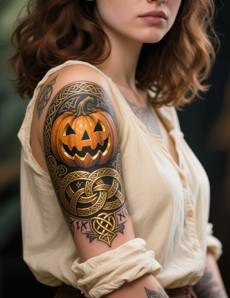 20+ Stunning Pumpkin Tattoo Ideas
