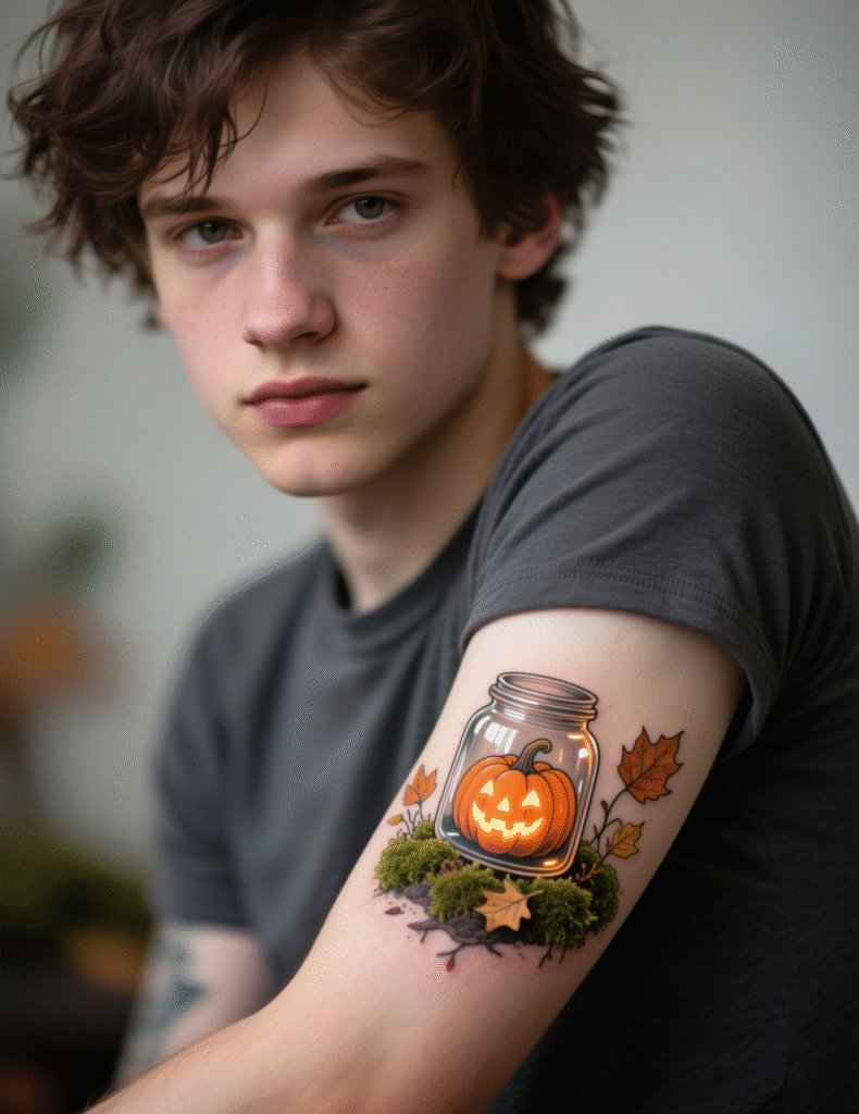 20+ Stunning Pumpkin Tattoo Ideas