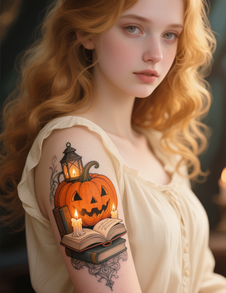 20+ Stunning Pumpkin Tattoo Ideas
