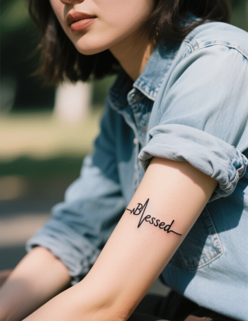 20+ Blessed Tattoo Ideas for Women