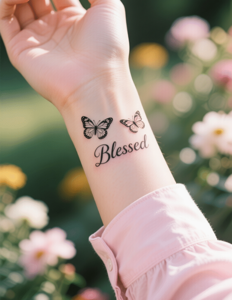 20+ Blessed Tattoo Ideas for Women