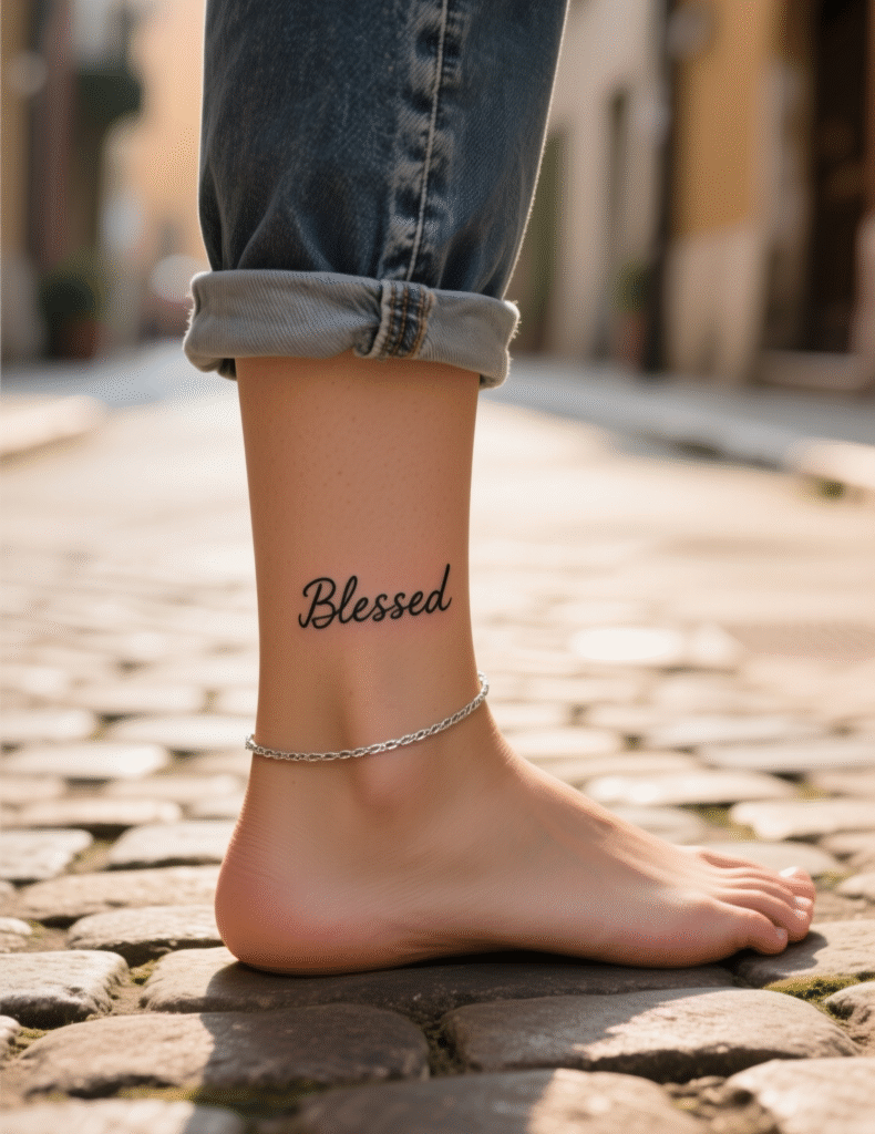 20+ Blessed Tattoo Ideas for Women