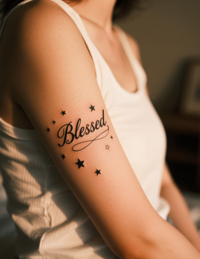20+ Blessed Tattoo Ideas for Women