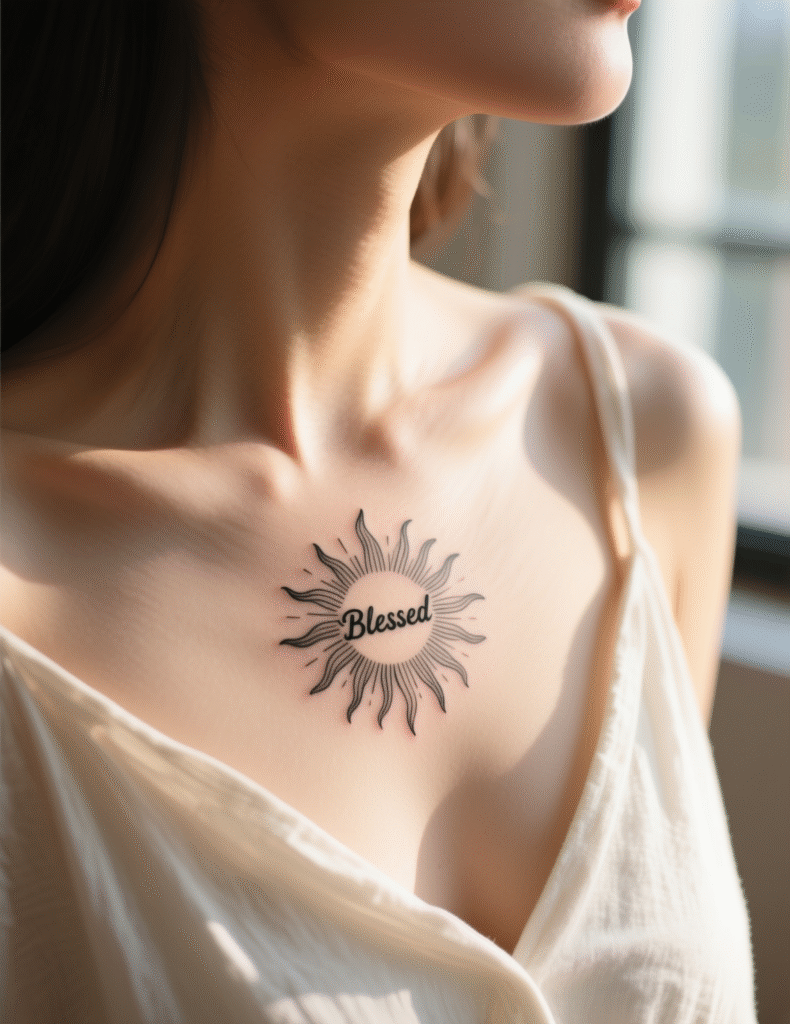 20+ Blessed Tattoo Ideas for Women