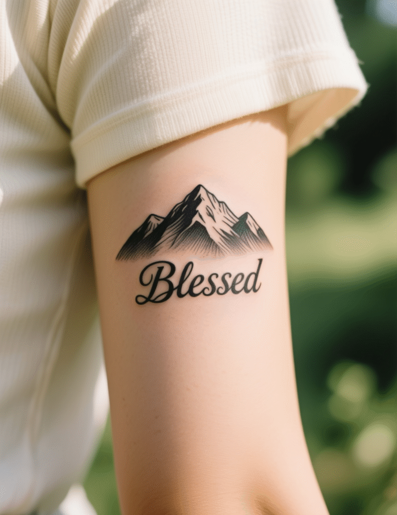 20+ Blessed Tattoo Ideas for Women
