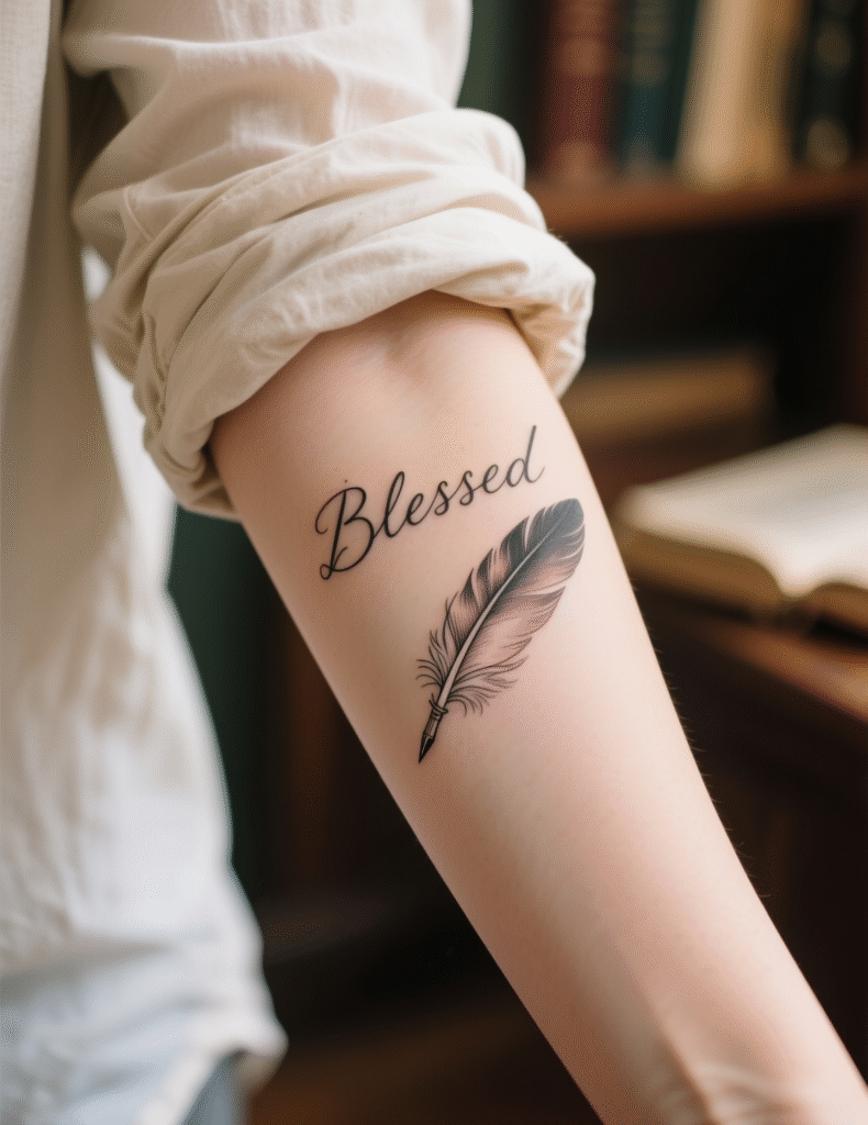 20+ Blessed Tattoo Ideas for Women