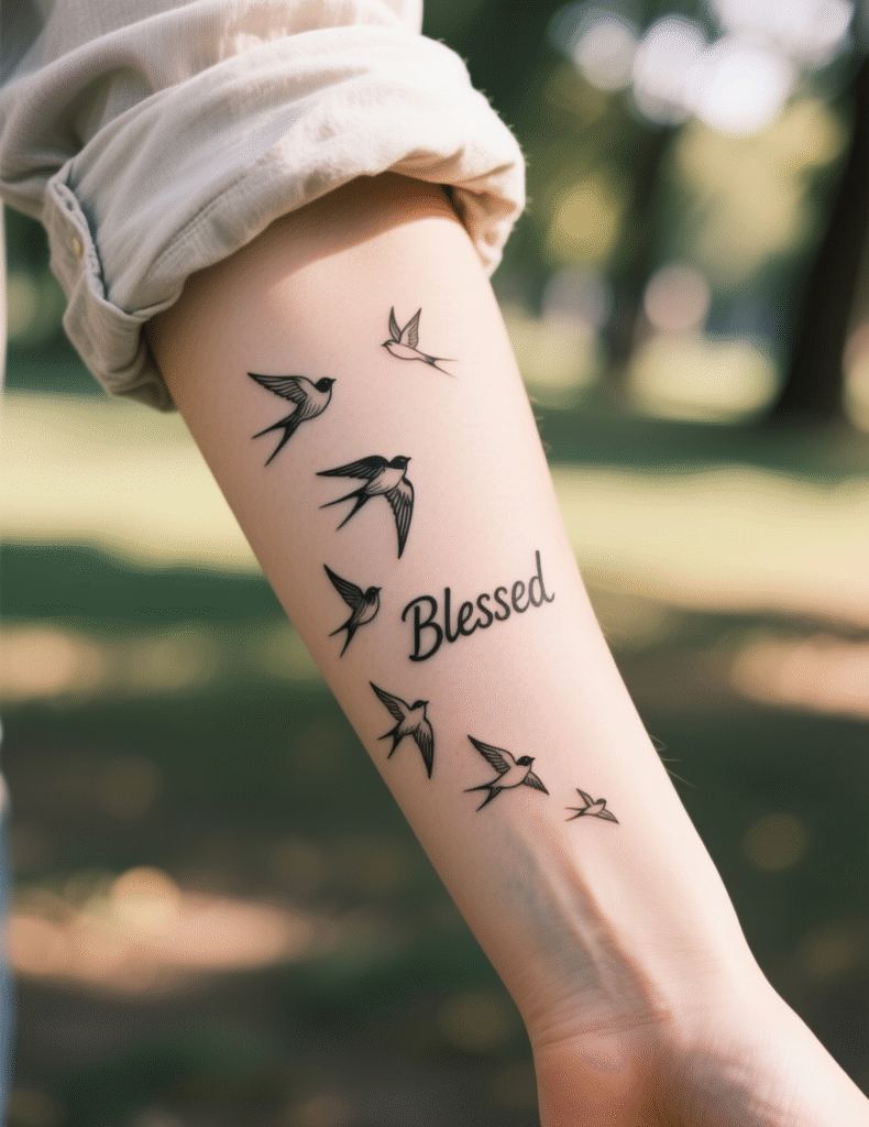 20+ Blessed Tattoo Ideas for Women
