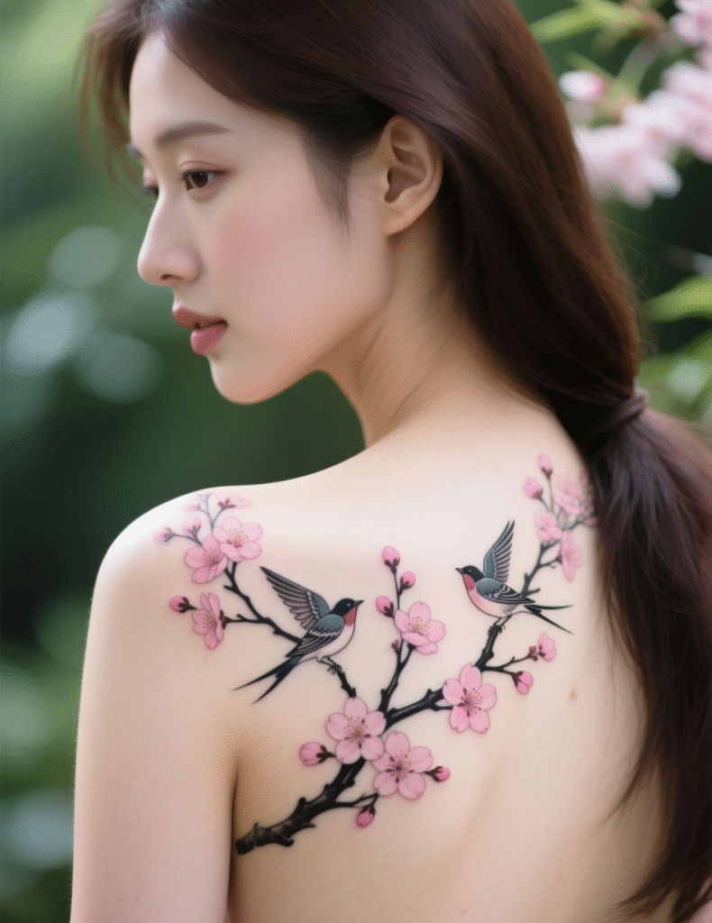 20+ Refreshing Cherry Blossom Tree Tattoos That Make Life Worth Living