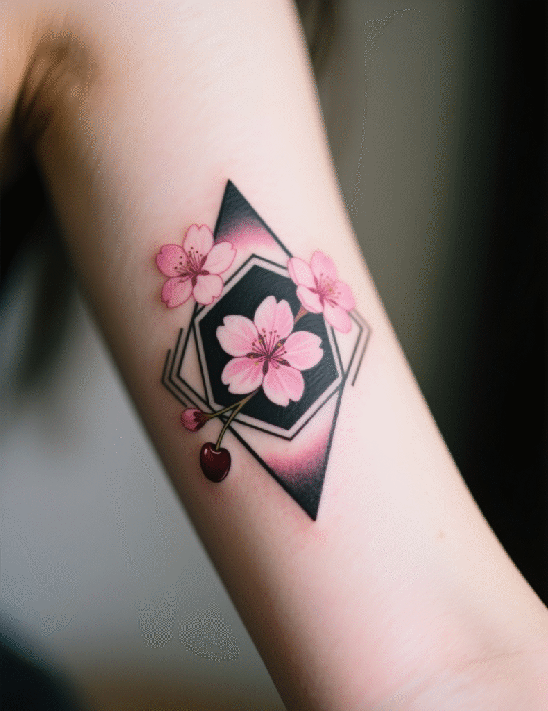 20+ Refreshing Cherry Blossom Tree Tattoos That Make Life Worth Living