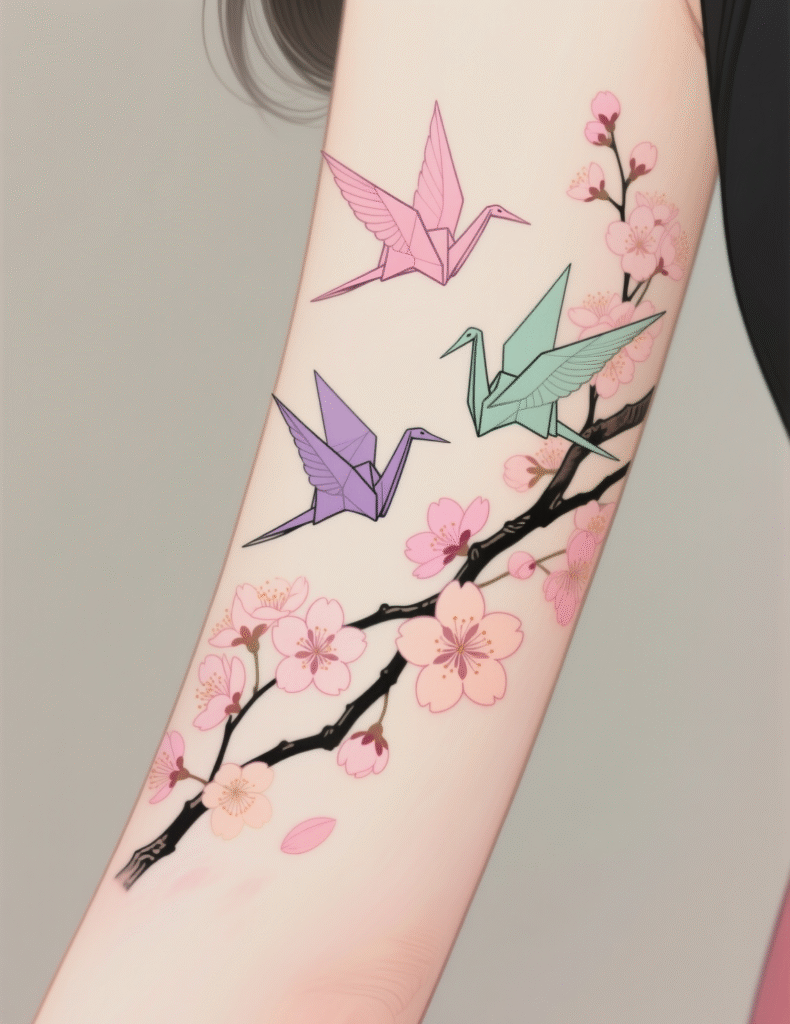 20+ Refreshing Cherry Blossom Tree Tattoos That Make Life Worth Living