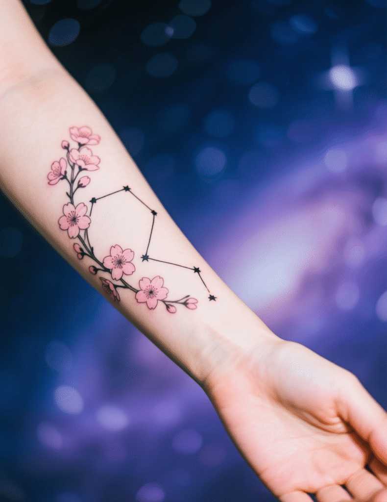 20+ Refreshing Cherry Blossom Tree Tattoos That Make Life Worth Living
