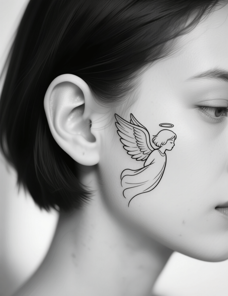 20+ Guardian Angel Tattoo Art Ideas for Women