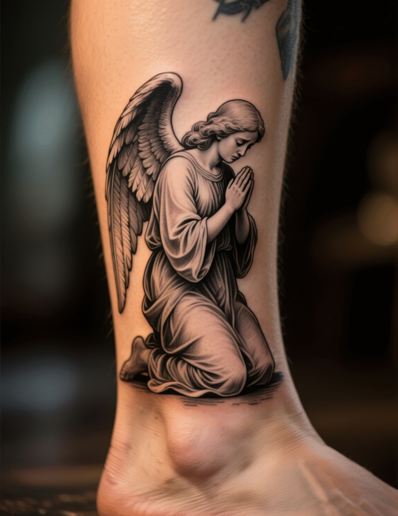 20+ Guardian Angel Tattoo Art Ideas for Women