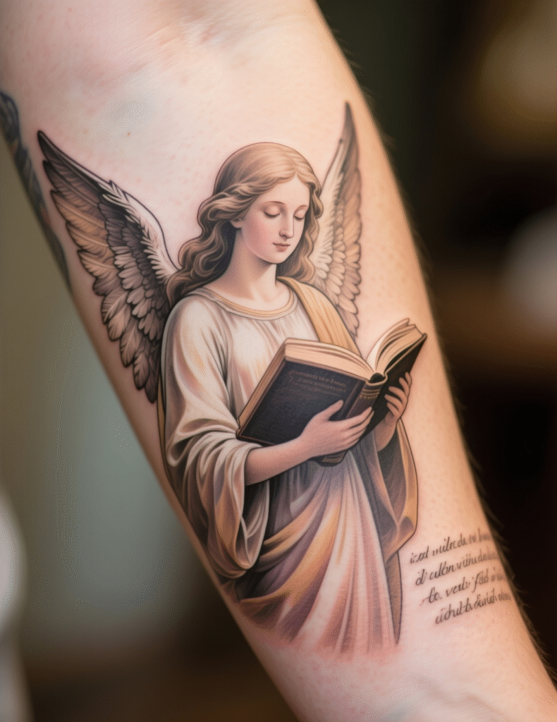 20+ Guardian Angel Tattoo Art Ideas for Women

