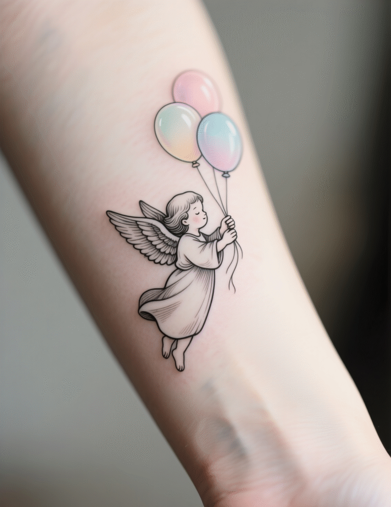 20+ Guardian Angel Tattoo Art Ideas for Women