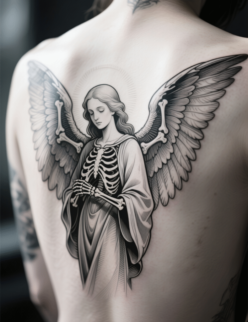 20+ Guardian Angel Tattoo Art Ideas for Women