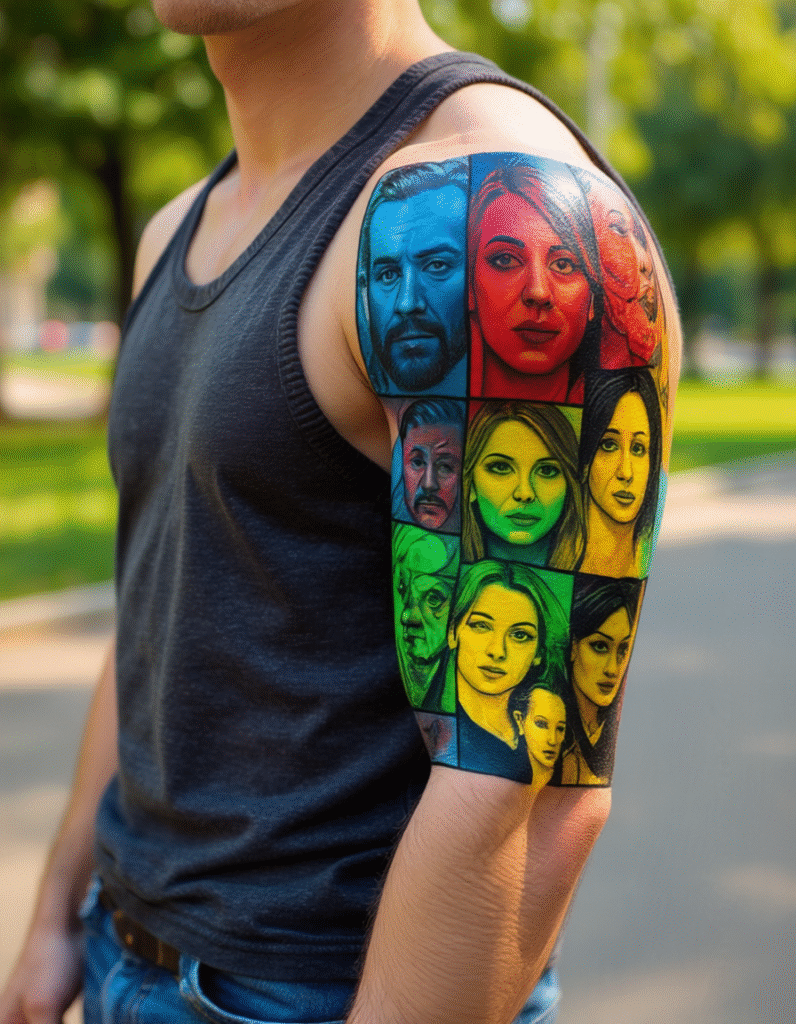 20+ Patchwork Tattoo Ideas for Men