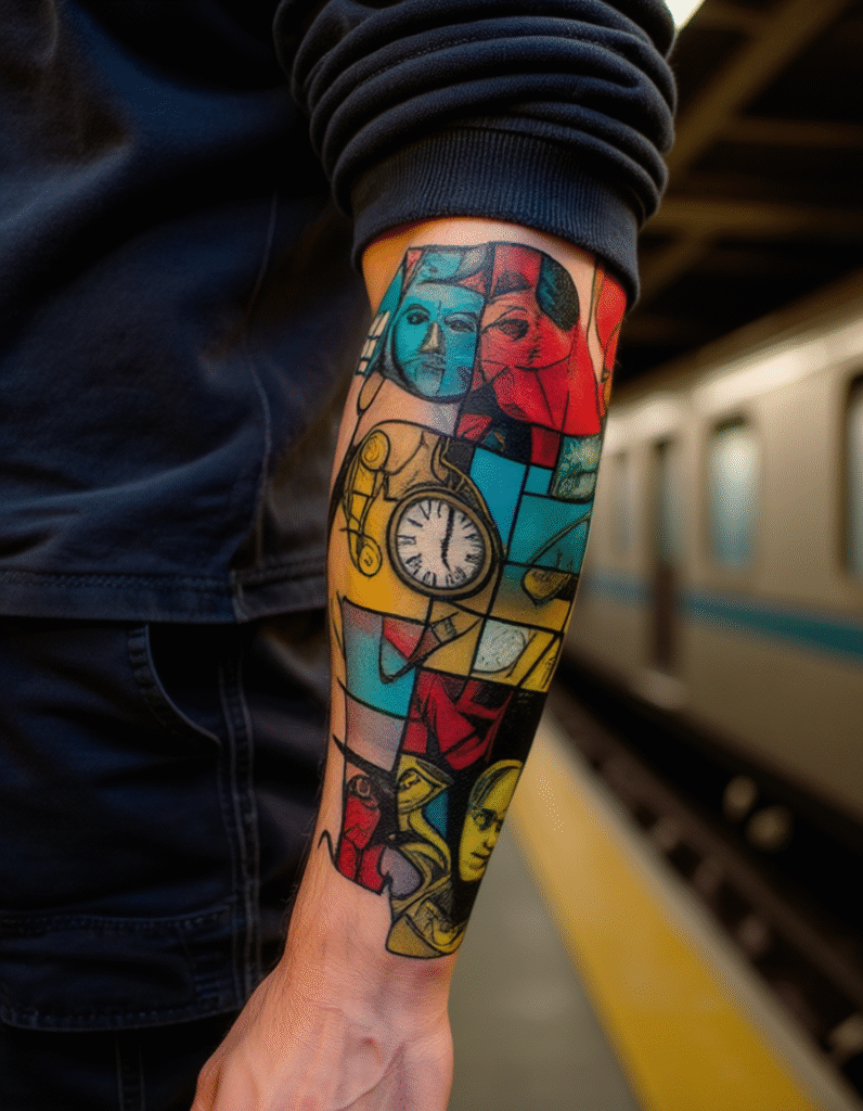 20+ Patchwork Tattoo Ideas for Men