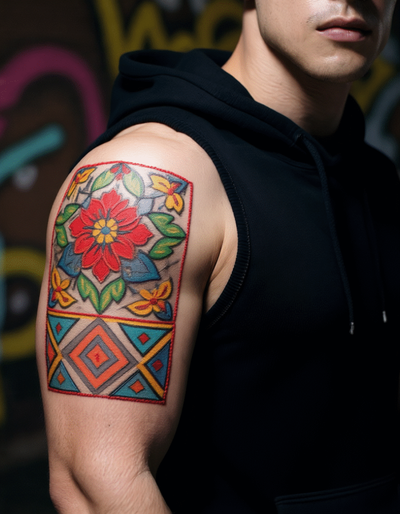20+ Patchwork Tattoo Ideas for Men