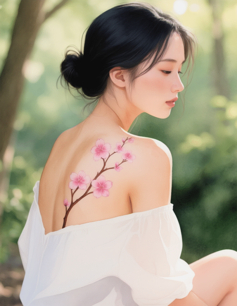 20+ Stunning Flower Shoulder Tattoo Ideas