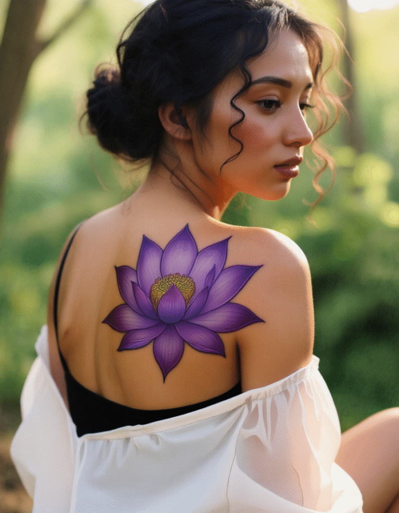 20+ Stunning Flower Shoulder Tattoo Ideas