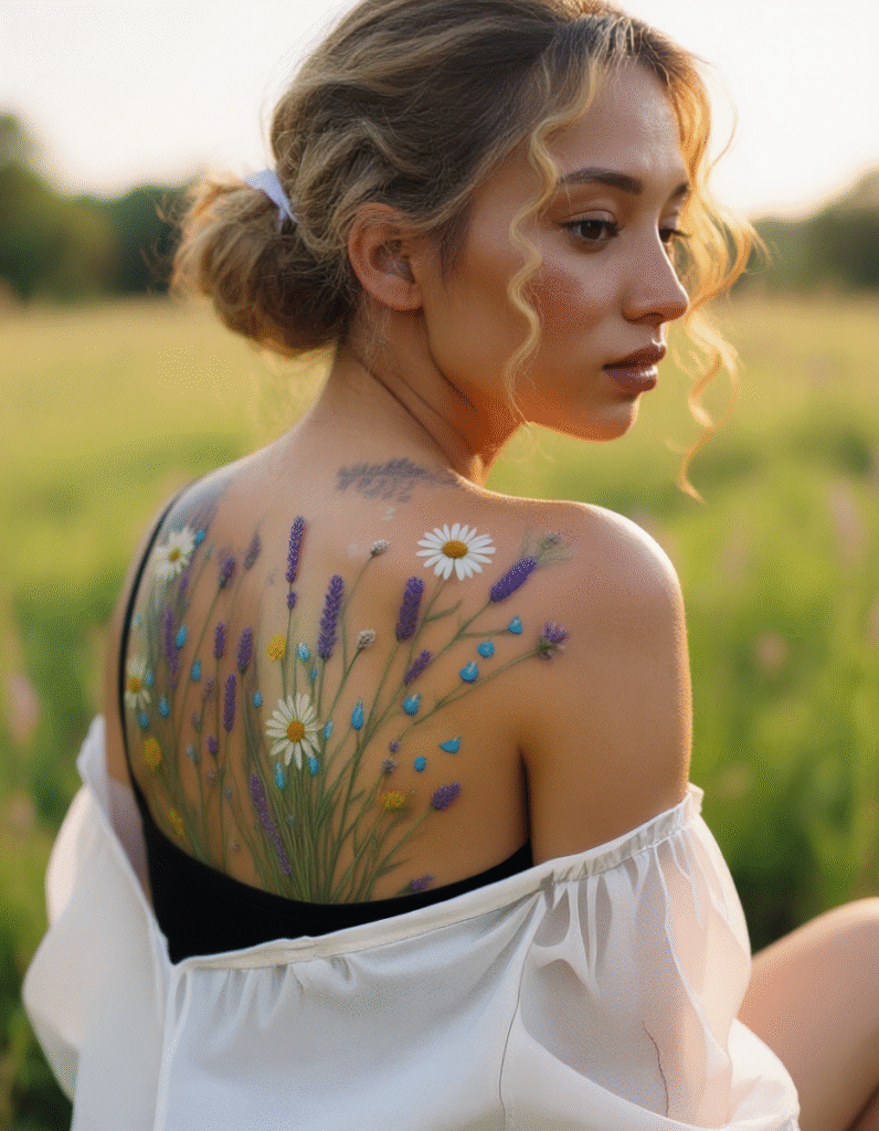 20+ Stunning Flower Shoulder Tattoo Ideas