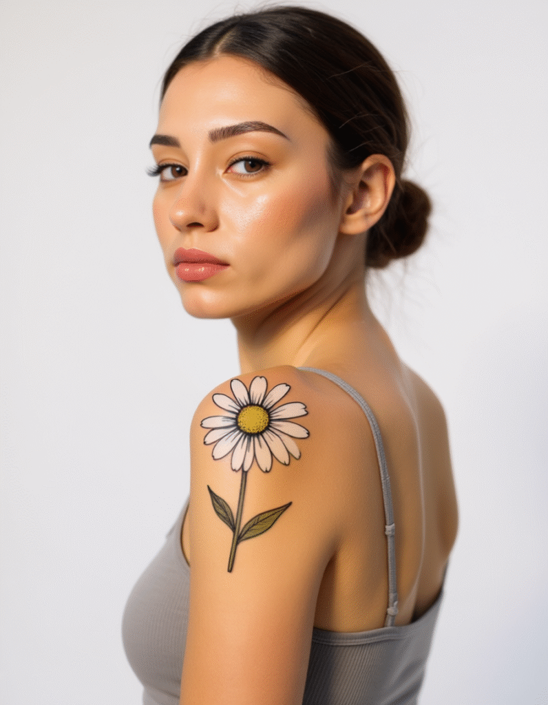 20+ Stunning Flower Shoulder Tattoo Ideas