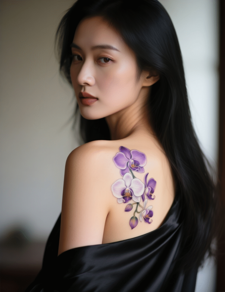 20+ Stunning Flower Shoulder Tattoo Ideas