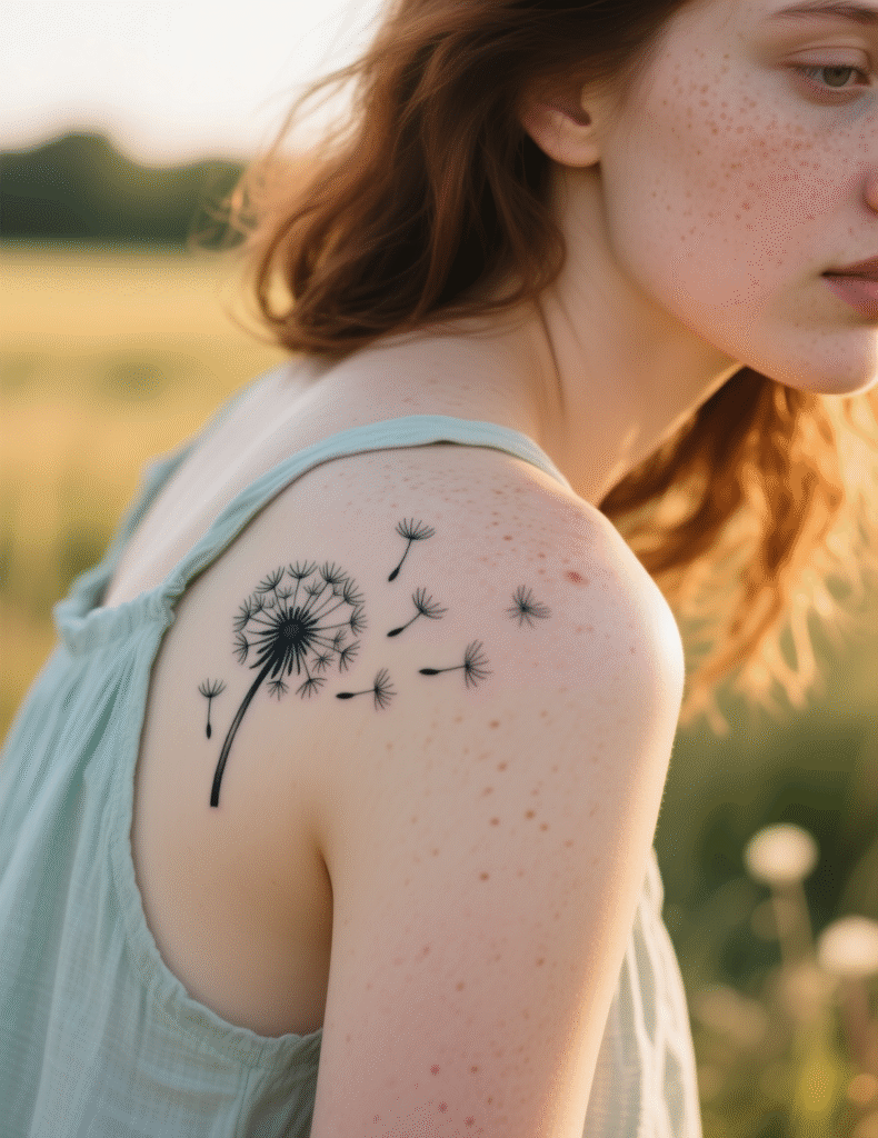 20+ Stunning Flower Shoulder Tattoo Ideas