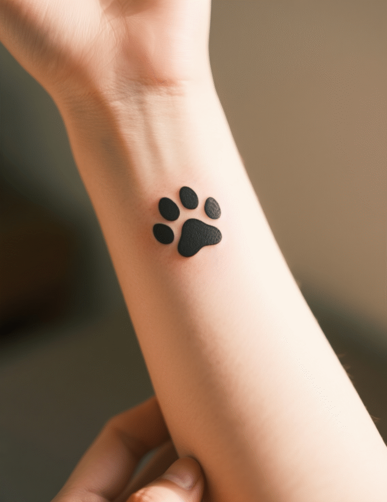 20+ Adorable Dog Paws Tattoo Design Ideas