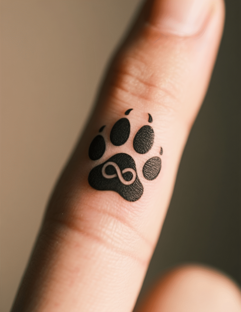 20+ Adorable Dog Paws Tattoo Design Ideas