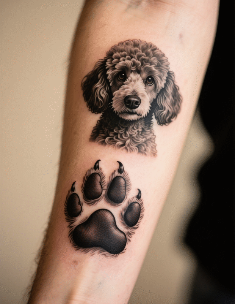20+ Adorable Dog Paws Tattoo Design Ideas