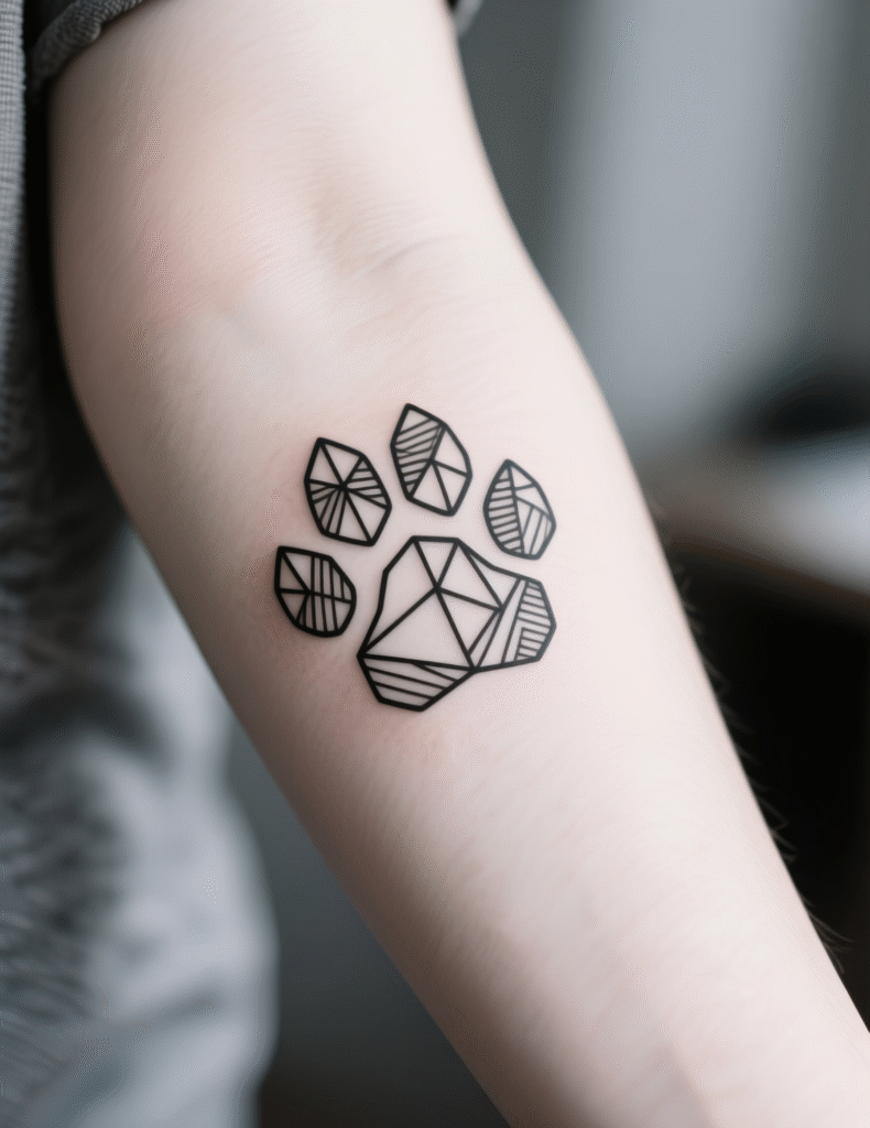 20+ Adorable Dog Paws Tattoo Design Ideas