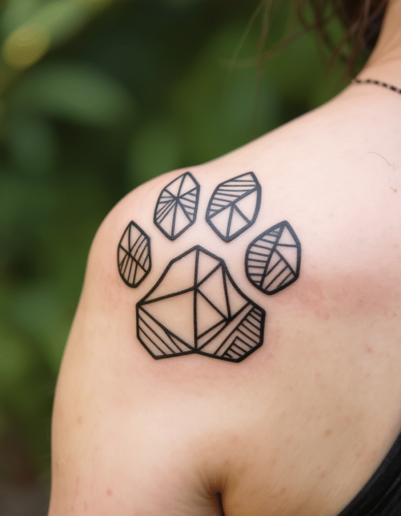20+ Adorable Dog Paws Tattoo Design Ideas