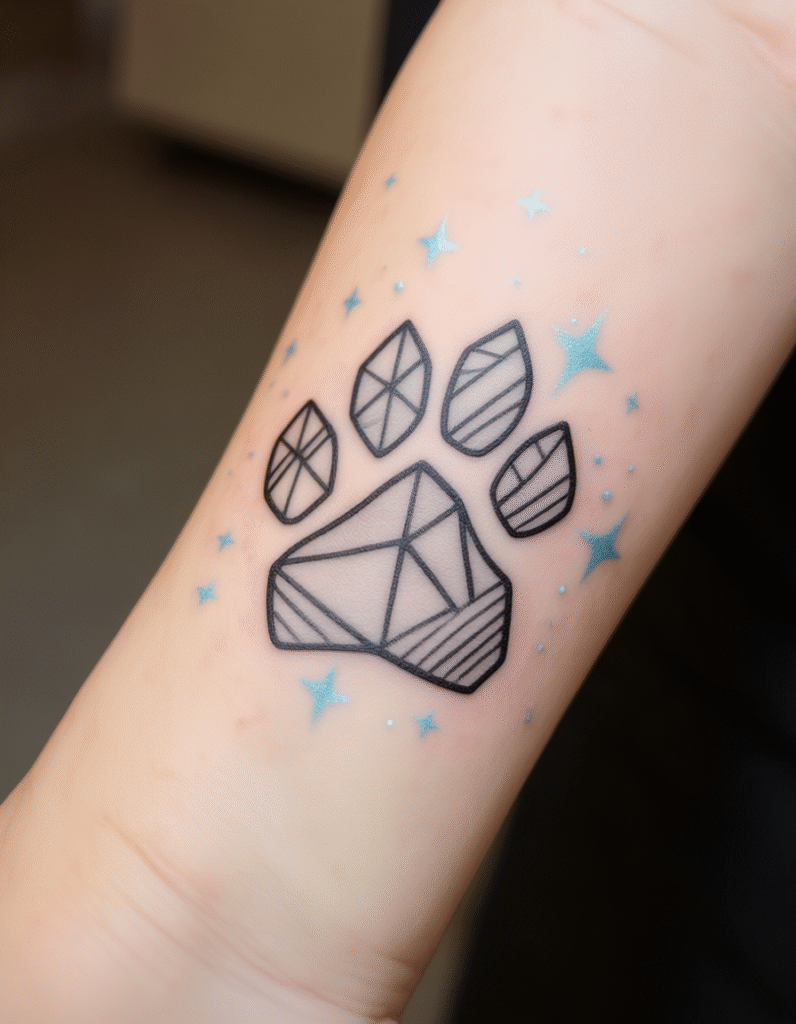 20+ Adorable Dog Paws Tattoo Design Ideas