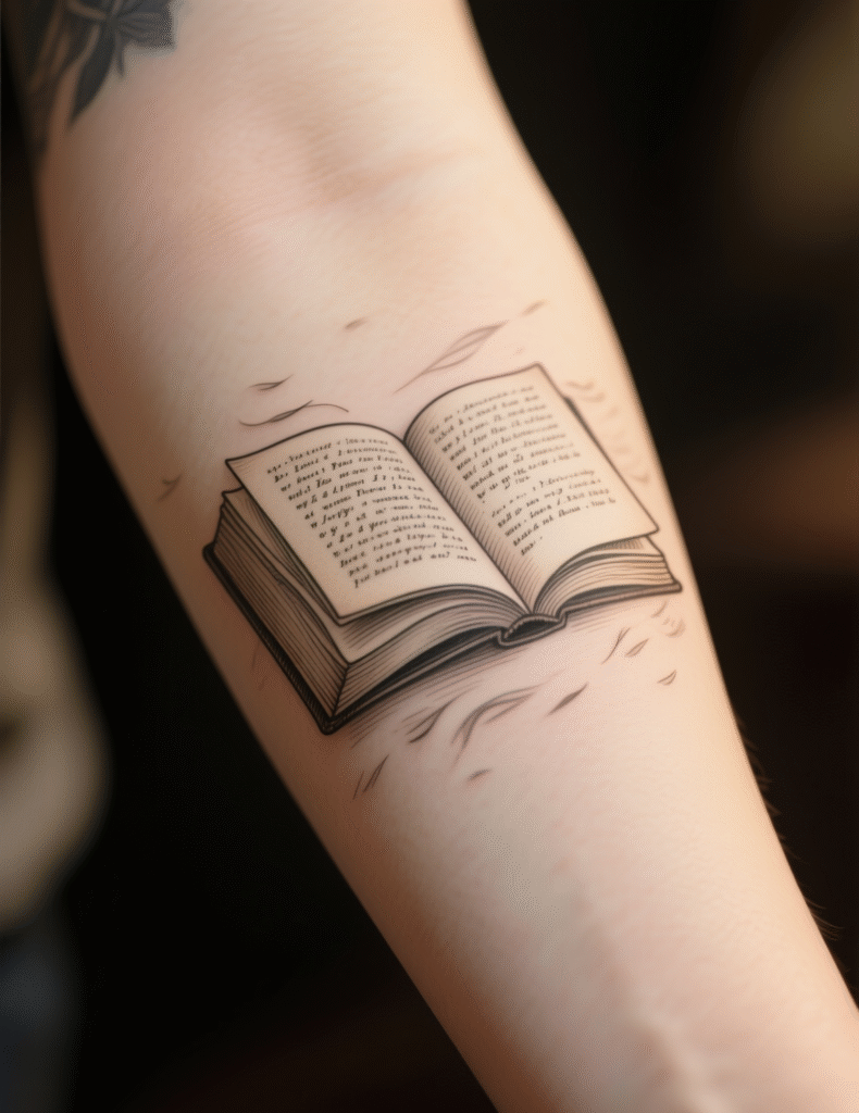 20+ Inspiring Book Tattoo Design Ideas You’ll Love