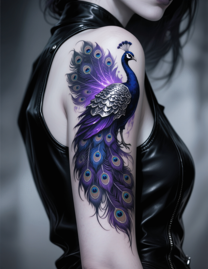 20+ Vibrant Plumage Peacock Sleeve Tattoos