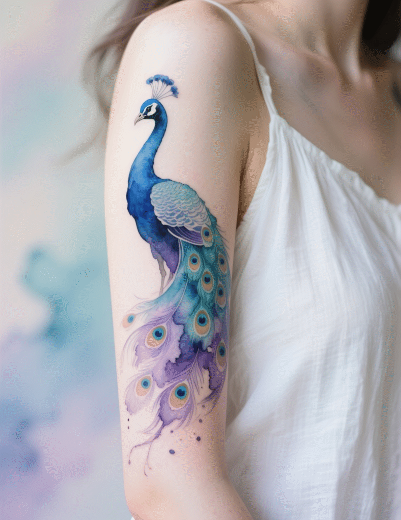 20+ Vibrant Plumage Peacock Sleeve Tattoos