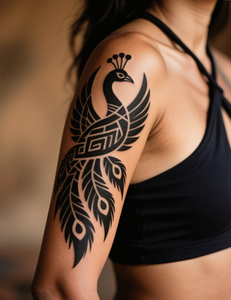 20+ Vibrant Plumage Peacock Sleeve Tattoos