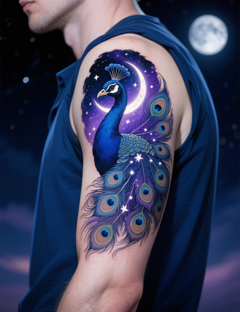 20+ Vibrant Plumage Peacock Sleeve Tattoos