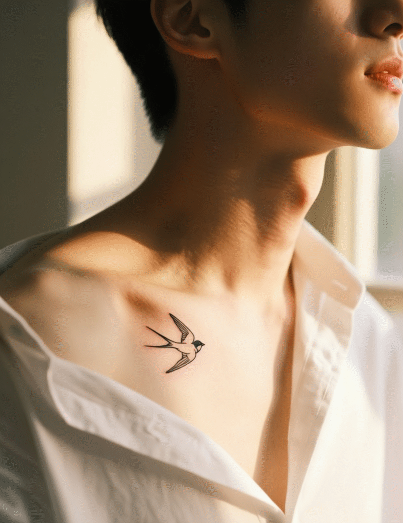 20+ Small Sparrow Tattoos for a Minimalist Look