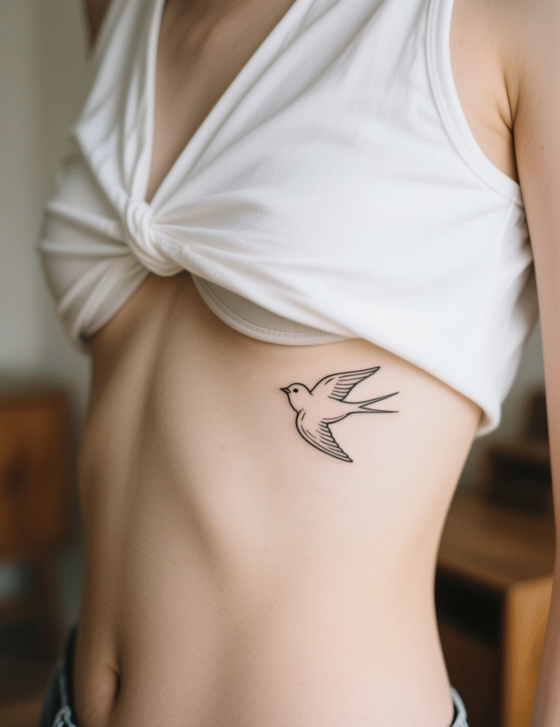 20+ Small Sparrow Tattoos for a Minimalist Look