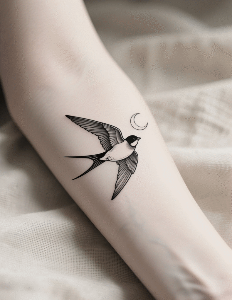 20+ Small Sparrow Tattoos for a Minimalist Look