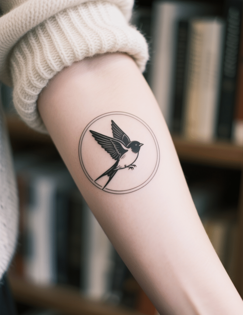 20+ Small Sparrow Tattoos for a Minimalist Look