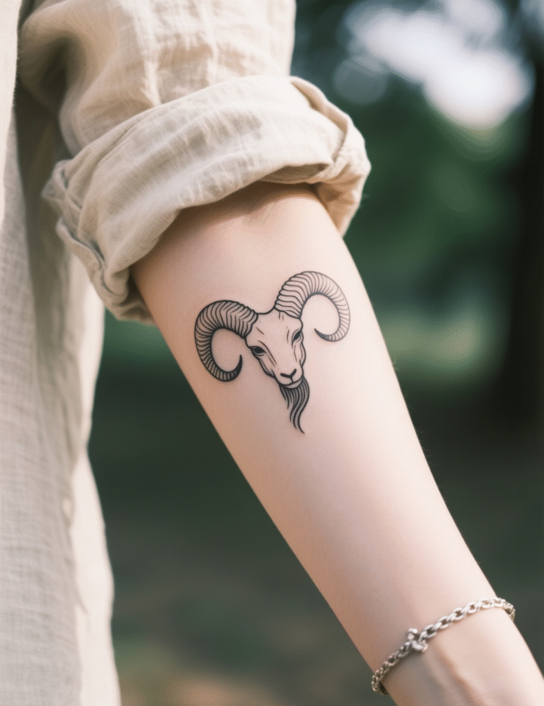 20+ Aries Ram Tattoo Designs